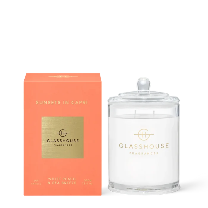 Glasshouse Fragrance 13.4oz Candle - Sunsets in Capri