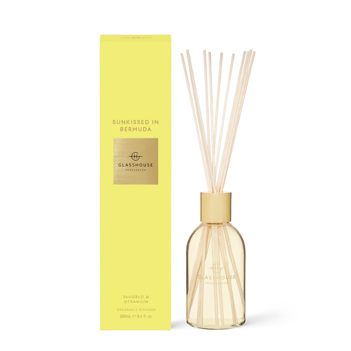 Glasshouse Fragrance 8.4 oz Diffuser - Sunkissed in Bermuda