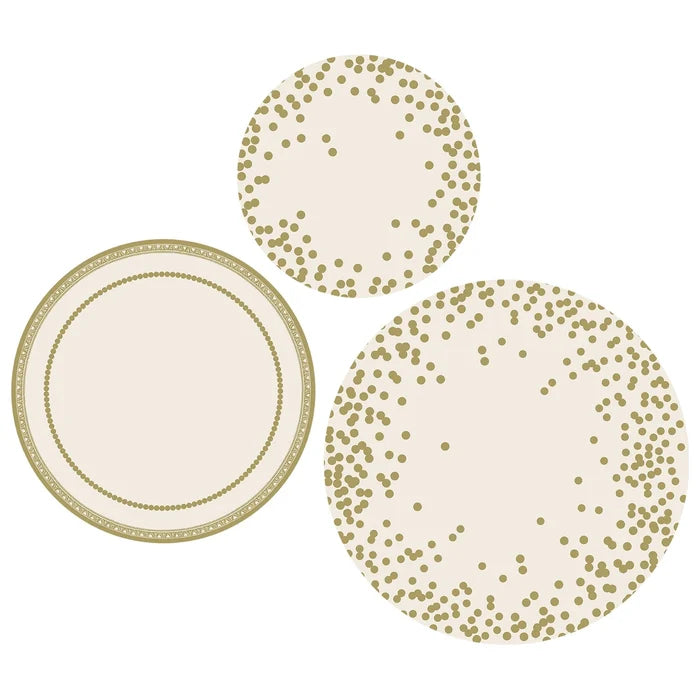 Gold Serving Papers - Pack of 12