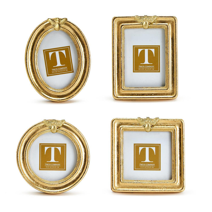 Golden Bee Gold Leaf photo Frame - (four variants)