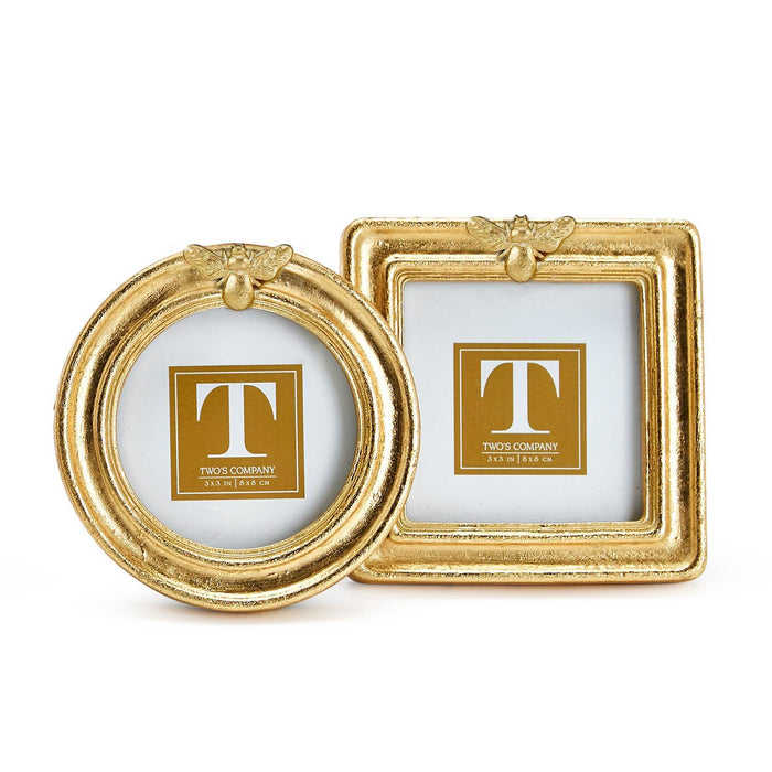 Golden Bee Gold Leaf photo Frame - (four variants)