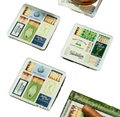 Golf Matchbook Coasters - Boxed Set of 4