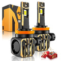 🆕GX Plug&Play Series 30000LM 120W LED Headlight Bulbs 6500K Cool White