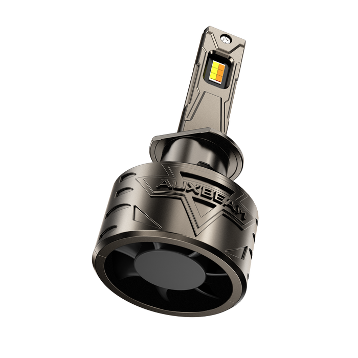 🆕H1 LED Bulb Fog Light/Low Beam Lighs 120W 25000LM CT60 Series, with App Control Via Bluetooth & Dual Color Switchback – Cost-Effective Choice | 2 Bulbs