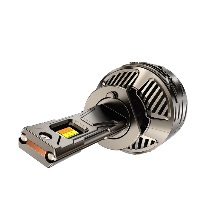 🆕H1 LED Bulb Fog Light/Low Beam Lighs 120W 25000LM CT60 Series, with App Control Via Bluetooth & Dual Color Switchback – Cost-Effective Choice | 2 Bulbs