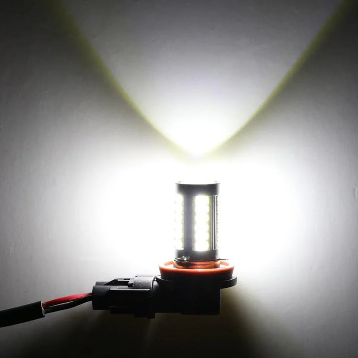 H11 H9 H8 H16JP LED Fog Light/DRL Bulbs 50W 4000LM 6500K White 33LED Series | 2 Bulbs