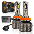 H11/H9/H8 LED Headlight Bulbs 180W 35000LM ST90 Series High Power 6500K Cool White | 2 Bulbs