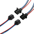 H13 LED Headlight Socket Male & Female Adapter Wiring Harness Connector for Headlight/Fog Light 2pcs/Set