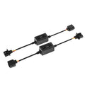 H13/9008 C10-MODEL Enhanced LED Headlight Bulbs Canbus Decoder Anti-Flicker Hyper Flash No Warning Harness Resistor Conversion Kit 2pcs/set