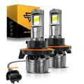 🆕H13/9008 LED Headlight Bulbs 100W 22000LM F18 Series 1:1 Mini Size 6500K Cool White | 2 Bulbs