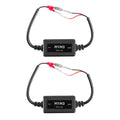 H1/H3 C10-Model Enhanced LED Headlight Bulbs Canbus Decoder Anti-flicker Hyper Flash No Warning Harness Resistor Conversion Kit 2pcs/set