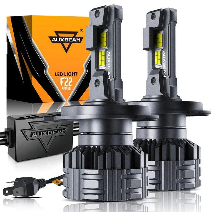 H4 LED Headlight Bulbs 110W 24000LM F22 Series High Brightness 6500K Cool White | 2 Bulbs