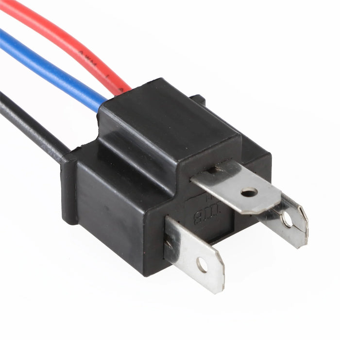 H4 LED HEADLIGHT SOCKET FEMALE ADAPTER WIRING HARNESS CONNECTOR FOR HEADLIGHT/FOG LIGHT 2PCS/SET