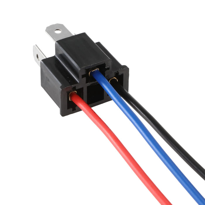 H4 LED HEADLIGHT SOCKET FEMALE ADAPTER WIRING HARNESS CONNECTOR FOR HEADLIGHT/FOG LIGHT 2PCS/SET