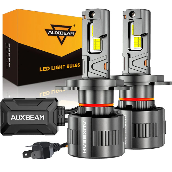 🆕H4/9003 LED Headlight Bulbs 130W 32000LM F35 Series Dual Compatibility 12V/24V 6500K Cool White | 2 Bulbs