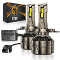 H4/9003 LED Headlight Bulbs 180W 35000LM ST90 Series High Power 6500K Cool White | 2 Bulbs