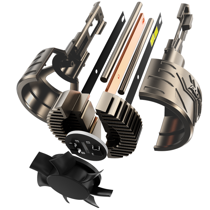 H4/9003 LED Headlight Bulbs 180W 35000LM ST90 Series High Power 6500K Cool White | 2 Bulbs
