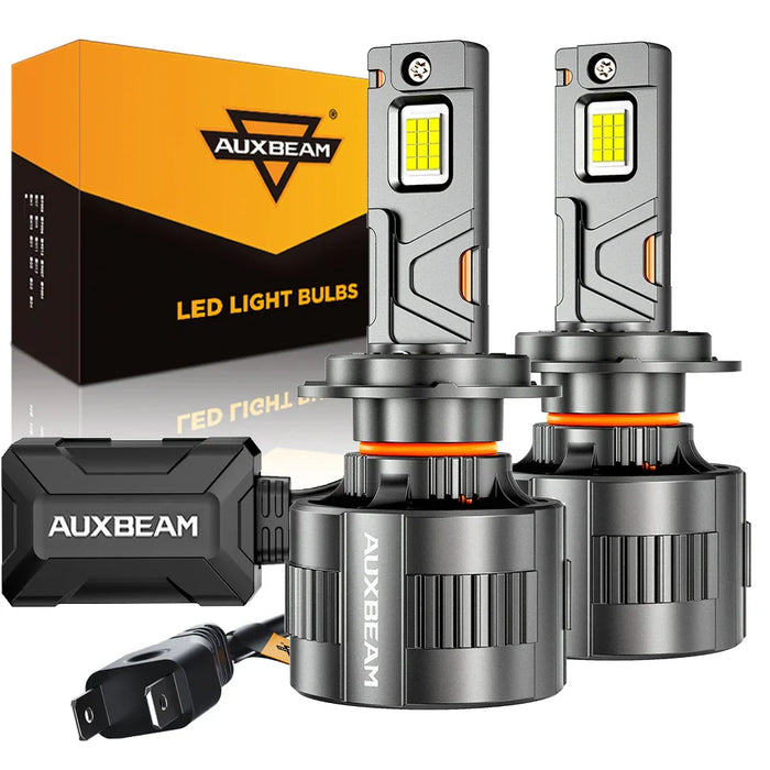 🆕H7 LED Headlight Bulbs 130W 32000LM F35 Series Dual Compatibility 12V/24V 6500K Cool White | 2 Bulbs