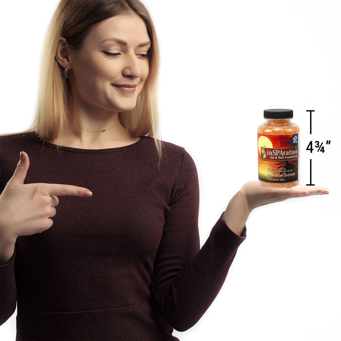 woman holding bottle of Insparation aromatherapy