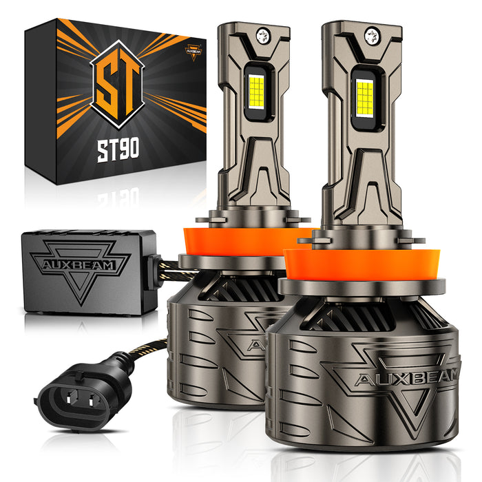 High Power ST90 Series 35000LM 180W LED Headlight Bulbs 6500K Cool White