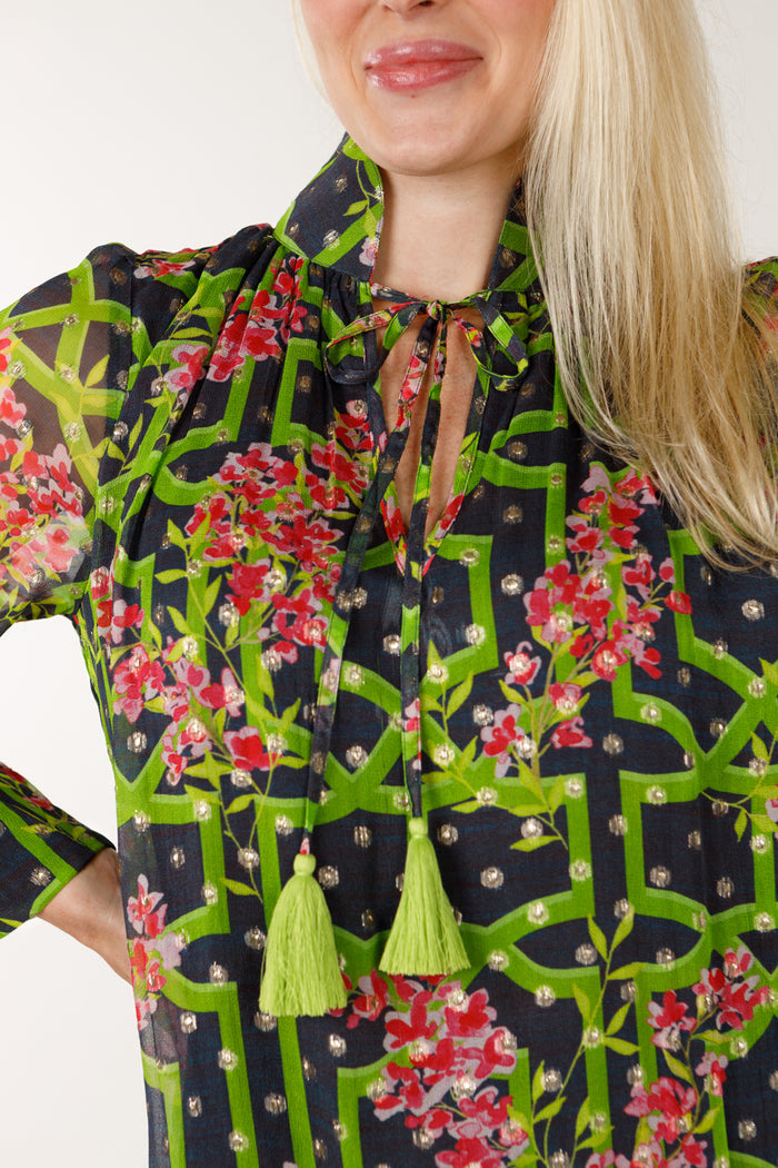 Holly Shae Charlie Top - Vine & Dandy Bougainvillea