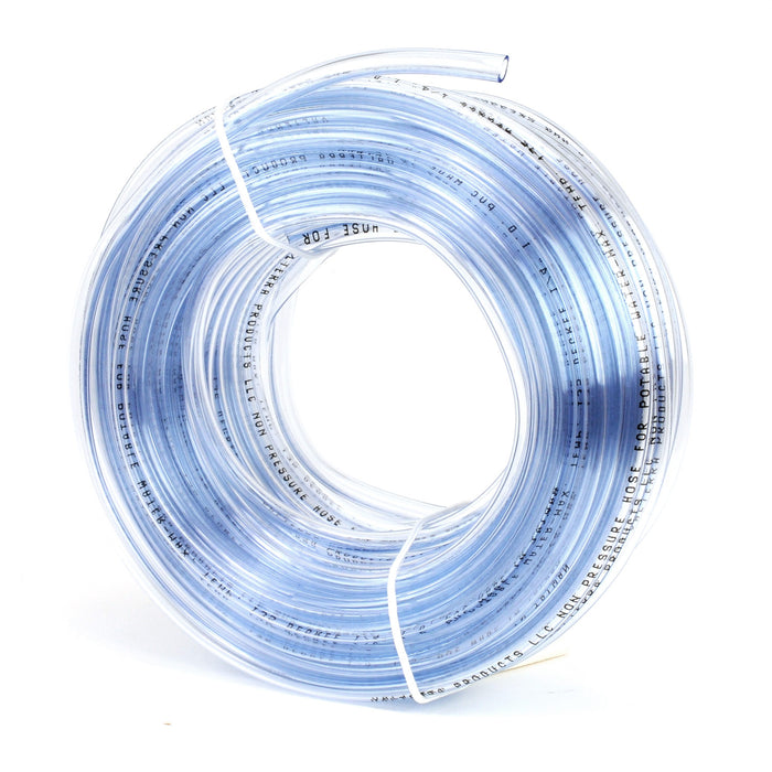 1/4"ID x 100' - Clear PVC Vinyl Tubing