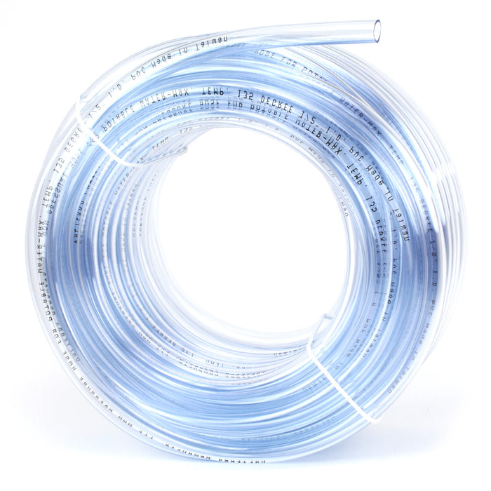 1/2"ID x 100' - Clear PVC Vinyl Tubing