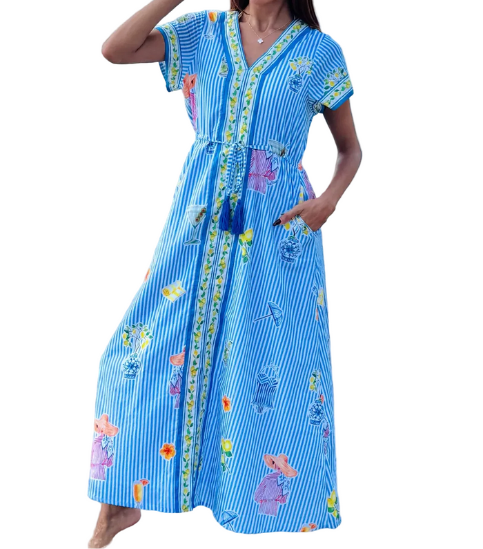 Islapayal Isla Maxi - Martini Blue