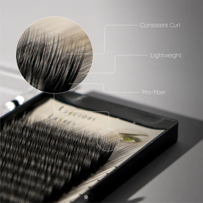 J-Curl Lashes 0.20mm Black 12mm