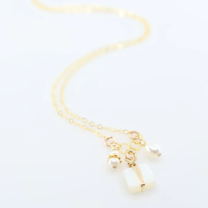 J. Mills Mother of Pearl Necklace