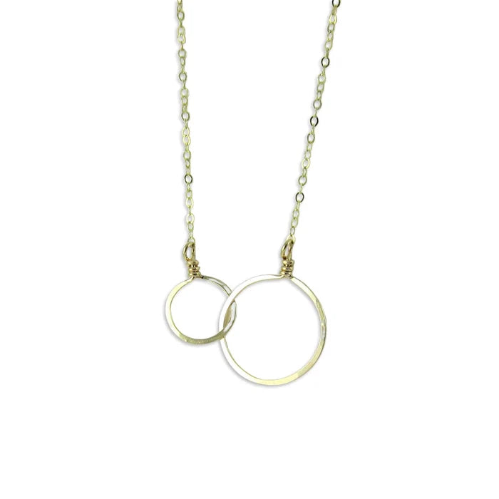 J. Mills Necklace-Hand Forged Interlocking Circles