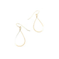 J. Mills Tiny Hand Forged Oval Earrings