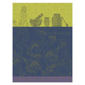 Jacquard Francais Tea Towel Moutarde En Fleur Green