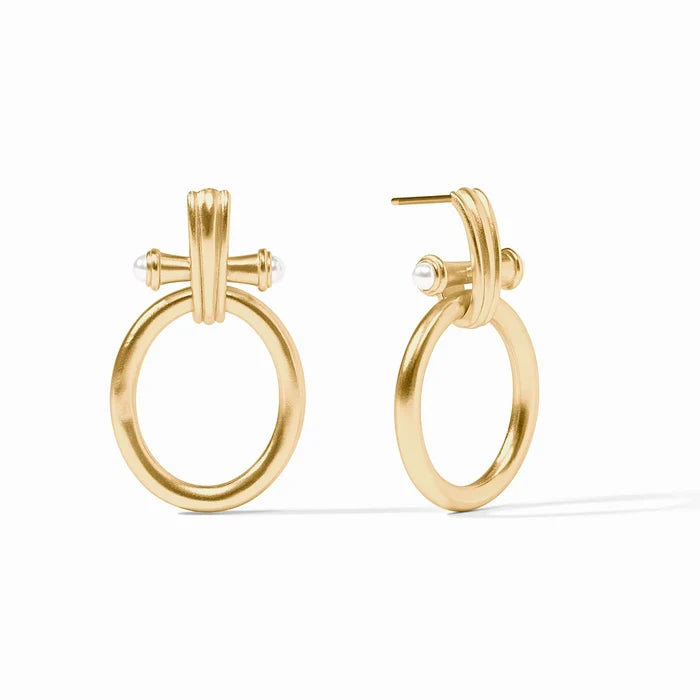 Julie Vos Bamboo Doorknocker Earrings