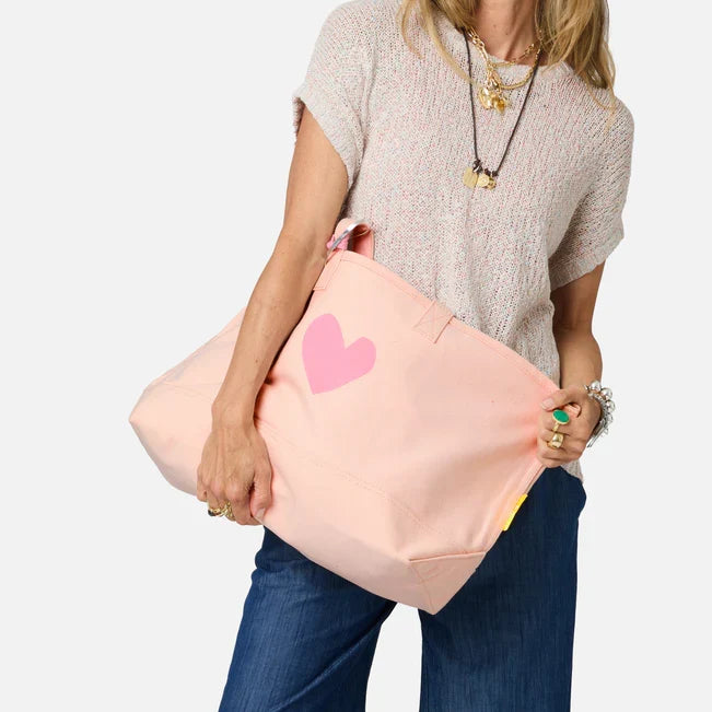 Kerri Rosenthal The Imperfect Heart Tote - Sugar Pink