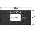 keypad adapter plate 2⅞" x 1¹⁵⁄₁₆" Cutout
