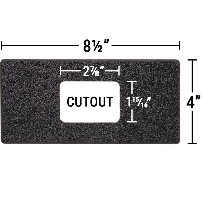 keypad adapter plate 2⅞" x 1¹⁵⁄₁₆" Cutout