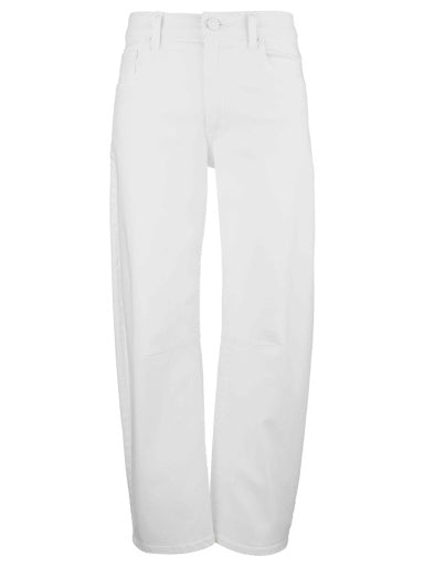 KUT Ashley High Rise Slouchy Barrel Straight Leg Jean - Optic White