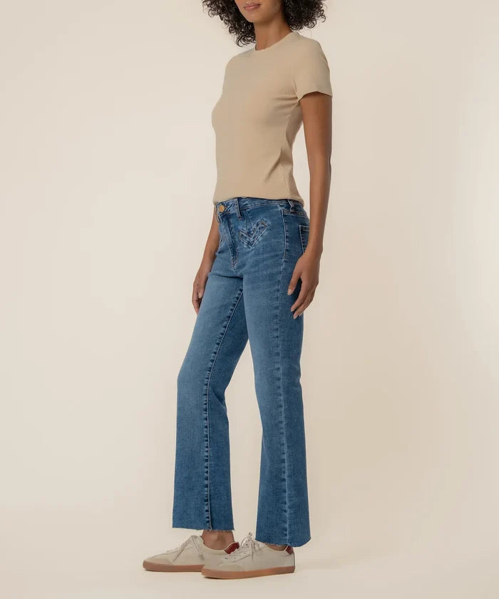 KUT Kelsey High Rise Ankle Flare