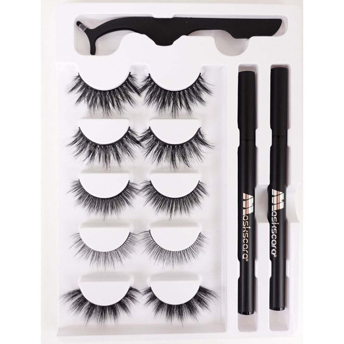 Lash-a-Diva - 001 (Pink Eyelash Kit Box) - Maskscara