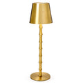 LED Cordless Bamboo Table Lamp - (gold or white)
