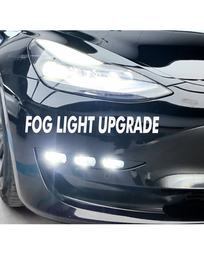 LED Fog Light Assembly with Amber Turn Signals for Tesla Model 3 / Model Y