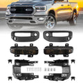 LED Fog Light Set Bumper Driving Light Replacement for Dodge Ram 1500 2019 2020 2021 2022