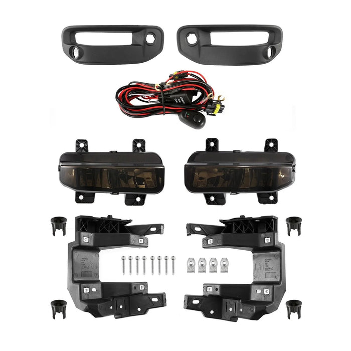 LED Fog Light Set Bumper Driving Light Replacement for Dodge Ram 1500 2019 2020 2021 2022