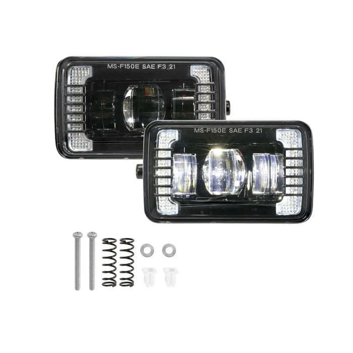 LED Fog Lights 72W Brighter with DRL for Ford F150 2015-2020/ F250 F350 2017-2018