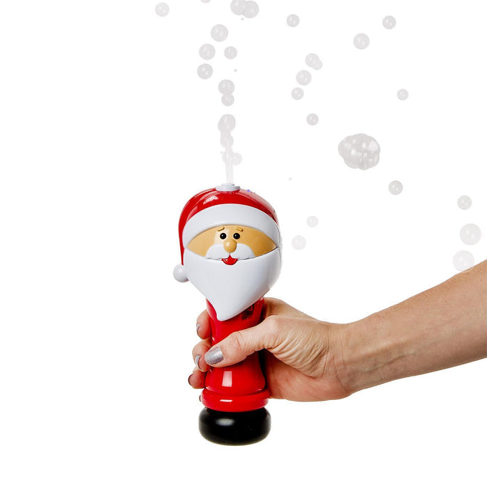 LED Illuminating Santa Bubble Wand