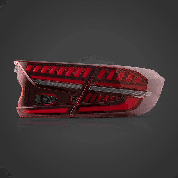 LED Tail Light Assembly With Full LED Dynamic Welcome Lighting For 2018-2022 Honda Accord 10th Gen