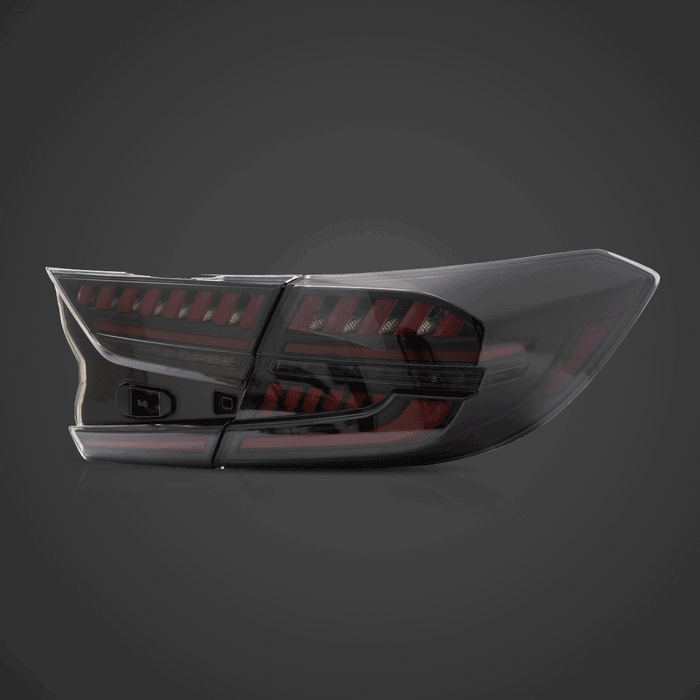 LED Tail Light Assembly With Full LED Dynamic Welcome Lighting For 2018-2022 Honda Accord 10th Gen