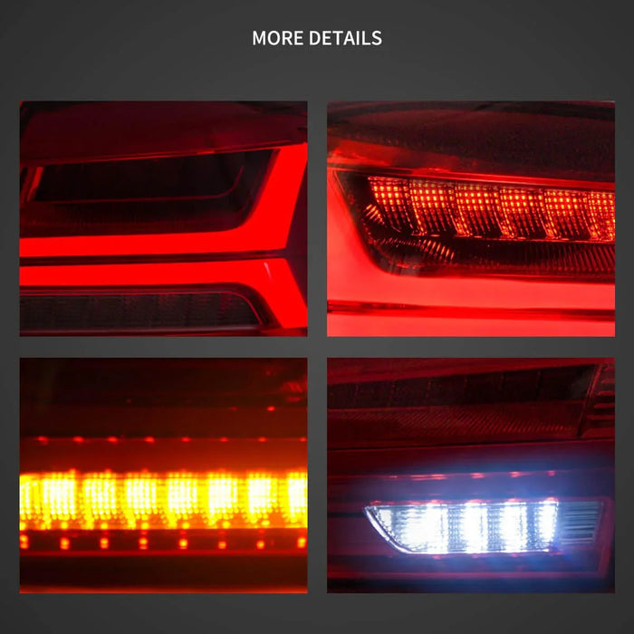 LED Tail Light Assembly With Sequential Turn Signal For 2008-2017 Mitsubishi Lancer & EVO X