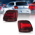 LED Tail Light Assembly With Sequential Turn Signal For 2009-2017 Volkswagen Polo 5th Gen (LWB/SWB）